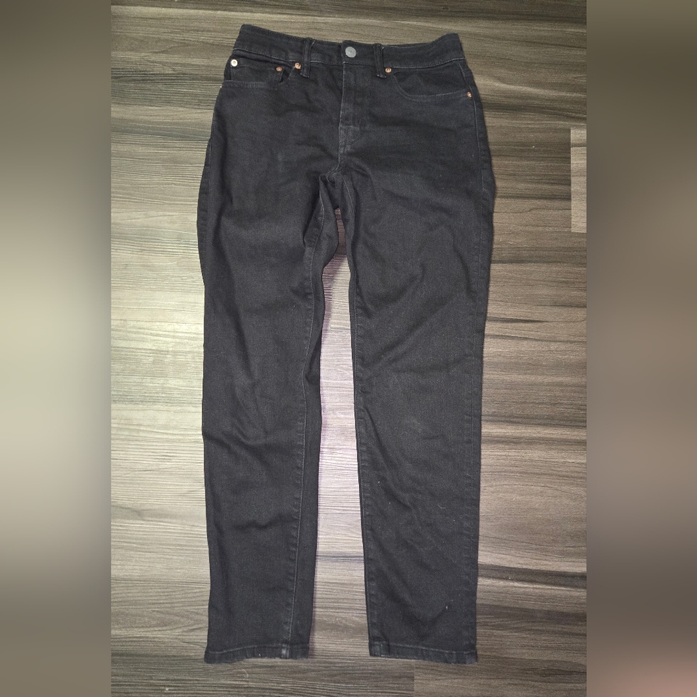 American Eagle Stylish Black Pants 28x30
